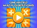 Gêm Cwestiynau Mathemateg Diderfyn ar-lein