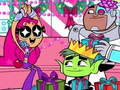 Gêm Teen Titans: Sêr Nadolig ar-lein