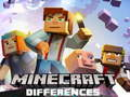 Gêm Minecraft Gwahaniaethau ar-lein