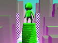 Gêm Twr Lliwiau Stack Rhedw 3D-Rhedwr Twr Surfer ciwb ar-lein