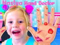 Gêm Doctor Nastya: Meddyg Dwylo ar-lein