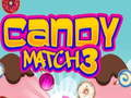 Gêm Candy Match 3 ar-lein