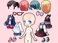 Gêm Doll Mylwythog Chibi Anime ar-lein