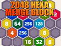 Gêm 2048 Hexa Uno Bloc ar-lein