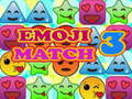 Gêm Emoji Match 3 ar-lein