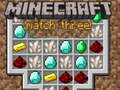 Gêm Minecraft Tri yn Llinell ar-lein