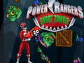 Gêm Mae Power Rangers yn saethu zombie ar-lein