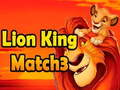 Gêm Y Brenin Llew Match3 ar-lein
