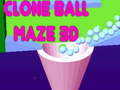 Gêm Clone Ball Maze 3D ar-lein