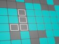 Gêm Blociau turquoise ar-lein
