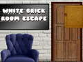 Gêm Dianc o dŷ brick gwyn ar-lein