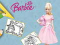 Gêm Llyfr lliwio Barbie ar-lein