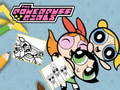 Gêm Llyfr Lliwio'r Powerpuff Girls ar-lein