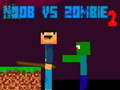 Gêm Noob yn erbyn Zombie 2 ar-lein