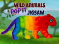 Gêm Anifeiliaid gwyllt Pop It Pwsli ar-lein