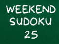 Gêm Sudoku penwythnos 25 ar-lein