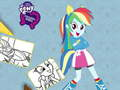Gêm Llyfr Pinnau Equestria Girls ar-lein