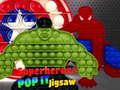 Gêm Superheroiaid Pop It Jigsaw ar-lein