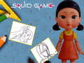 Gêm Llyfr lliwio Gêm Squid ar-lein