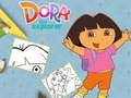 Gêm Dora’r Archwiliwr y Llyfr Colorio ar-lein