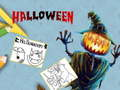 Gêm Llyfr lliwio Haloween ar-lein