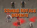 Gêm Amddiffyn Zombie Royale ar-lein