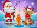 Gêm Pysgota Nadolig Santa ar-lein