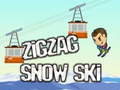 Gêm ZigZag Mynydd Eira ar-lein
