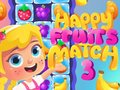 Gêm Ffrwythau Hapus Match3 ar-lein