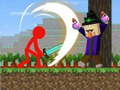 Gêm Stickman yn erbyn Craftman ar-lein