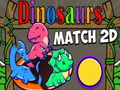 Gêm Cydweddu 2D Dinosoriaid ar-lein