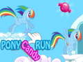 Gêm Rhedeg Candy Pony ar-lein