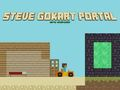 Gêm Steve GoKart Portal ar-lein