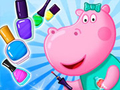 Gêm Salon Manicure Hippopotamus ar-lein
