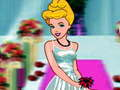 Gêm Gwisg Priodas Cinderella ar-lein