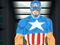 Gêm Wisgo Captain America ar-lein