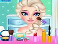 Gêm Elsa: Addasgiad Frock a Makeup ar-lein