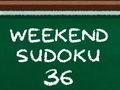 Gêm Sudoku Penwythnos 36 ar-lein