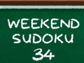 Gêm Sudoku Penwythnos 34 ar-lein