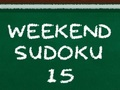 Gêm Sudoku Penwythnos 15 ar-lein