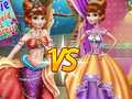 Gêm Anna mermaid yn erbyn tylwyth teg ar-lein