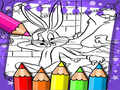Gêm Llyfr lliwio Bugs Bunny ar-lein