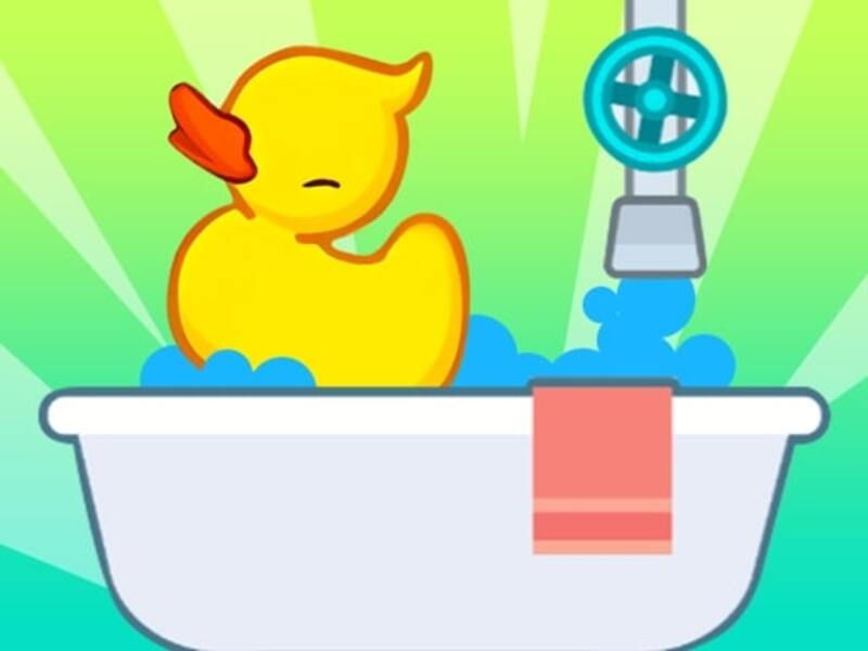 Gêm Helpwch yr Hwyaden ar-lein