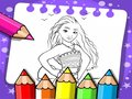 Gêm Llyfr lliwio Moana ar-lein