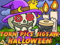 Gêm Delweddau Tynnwyd Pawb Puzzle Halloween ar-lein