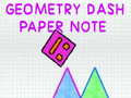 Gêm Geometry Dash Nodyn Papur ar-lein