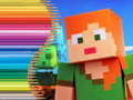 Gêm Llyfr lliwio ar gyfer Minecraft ar-lein