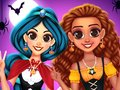 Gêm Parti Hwyl Hallowen BFFs ar-lein
