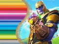 Gêm Llyfr lliwio ar gyfer Fortnite ar-lein