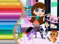 Gêm Lyfr lliwio ar gyfer Littlest Pet Shop ar-lein
